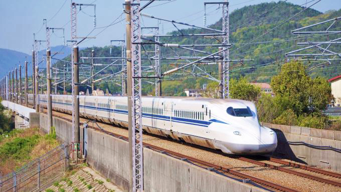 N700S新幹線電車「のぞみ」、山陽新幹線・広島～東広島間