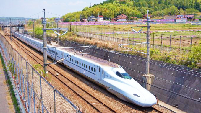 N700系新幹線電車「さくら」、山陽新幹線・東広島～広島間