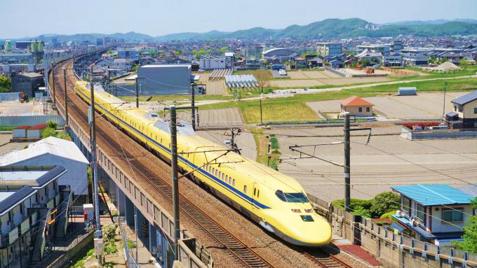 923形新幹線電気軌道総合試験車「ドクターイエロー」、山陽新幹線・岡山～相生間