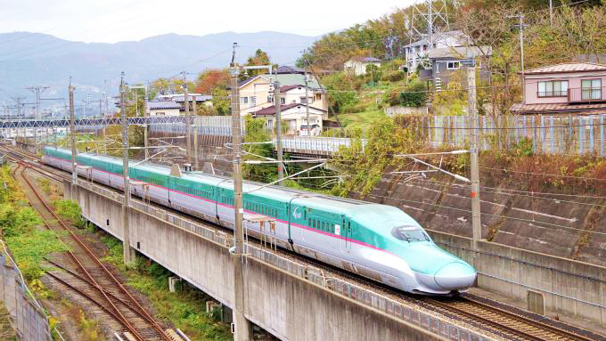 E5系新幹線電車「やまびこ」、東北新幹線・一ノ関～くりこま高原間