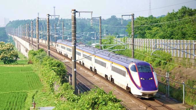 E3系新幹線電車「つばさ」、東北新幹線・郡山～福島間
