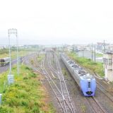 キハ281系気動車・特急「北斗」、函館本線・長万部駅