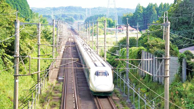 E2系新幹線電車（200系カラー）「やまびこ」、東北新幹線・那須塩原～宇都宮間