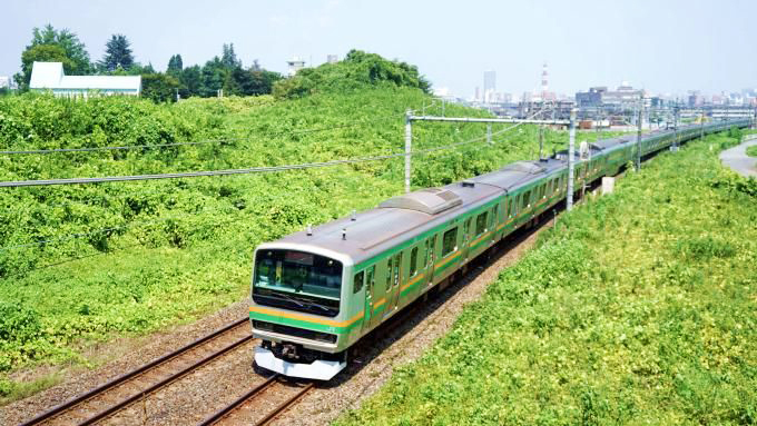 E231系電車「湘南新宿ライン」快速列車、東北本線・宇都宮～雀宮間