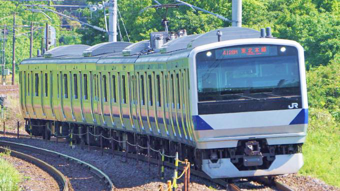 E531系電車・普通列車、東北本線・高久駅