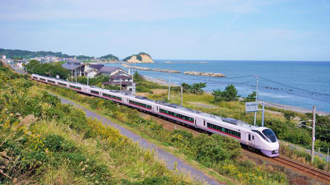 E657系電車・特急「ひたち」、常磐線・久ノ浜～四ツ倉間