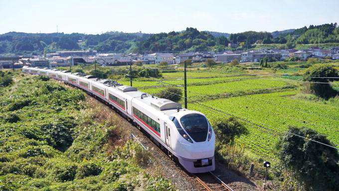 E657系電車・特急「ひたち」、常磐線・久ノ浜～末続間