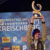 フリースタイルスキー世界選手権のハーフパイプで優勝したカイル・スメーン氏＝2015年1月、オーストリア・クライシュベルク　Ｃｈｒｉｓｔｉａｎ　Ｂｒｕｎａ／ＺＵＭＡ　Ｗｉｒｅ／ＺＵＭＡＰＲＥＳＳ．ｃｏｍ／共同通信イメージズ