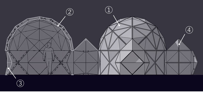容器メーカーが開発！ 宇宙空間の生活をシミュレーションできる「ダンボール」製のドーム型テントとは