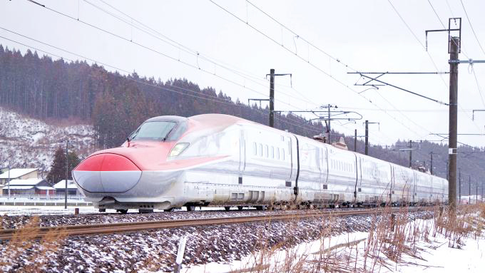 E6系新幹線電車「こまち」、奥羽本線・刈和野～峰吉川間
