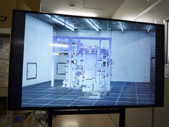 OSIRIS-RExのクリーンルームに入る予定の機器イメージ