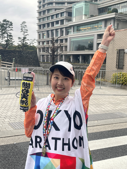 「腹をくくって良かった！」熊谷実帆アナウンサー　東京マラソン2023無事完走！　タイムは6時間28分49秒