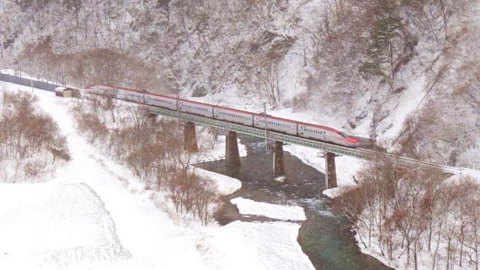 E6系新幹線電車「こまち」、田沢湖線・赤渕～田沢湖間