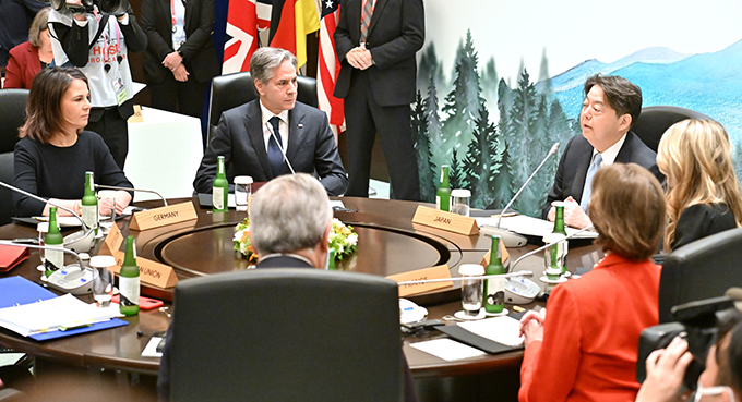 日本の外交の立ち位置は「相当変わった」　G7外相会合でのリーダーシップ
