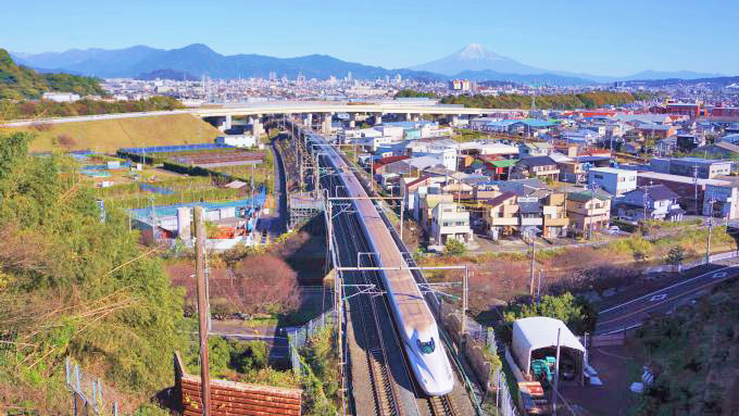 N700S新幹線電車「のぞみ」、東海道新幹線・静岡～掛川間