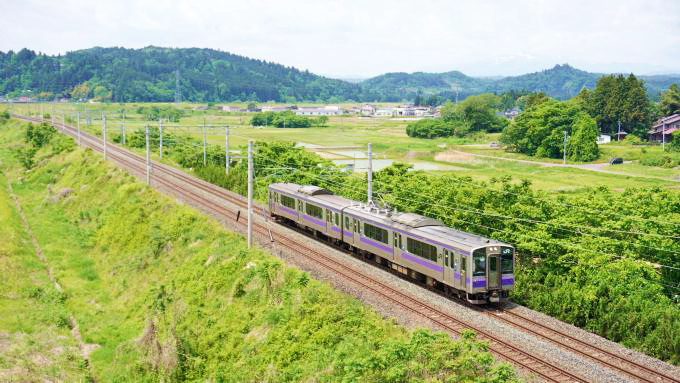 701系電車・普通列車、東北本線・平泉～前沢間