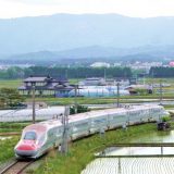 E6系新幹線電車「こまち」、田沢湖線・前潟～大釜間