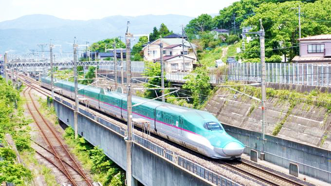 E5系新幹線電車「やまびこ」、東北新幹線・一ノ関～くりこま高原間