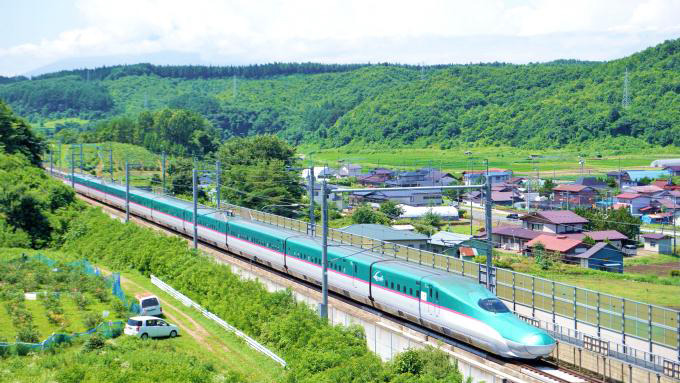 E5系新幹線電車「はやぶさ」、東北新幹線・いわて沼宮内～二戸間