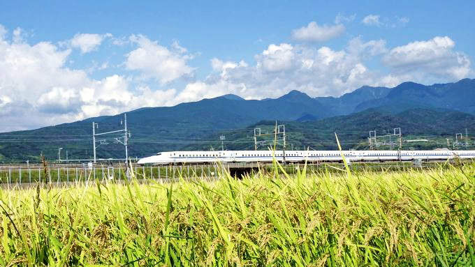 N700A新幹線電車「のぞみ」、東海道新幹線・三島～新富士間