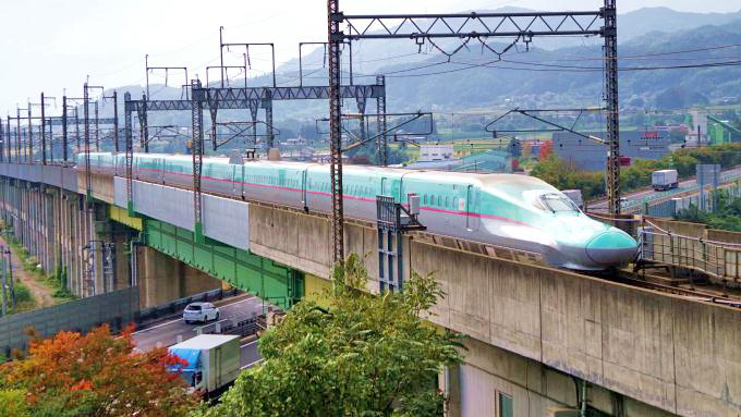 E5系新幹線電車「やまびこ」、東北新幹線・福島～白石蔵王間