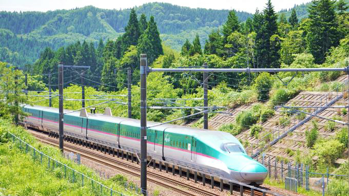 E5系新幹線電車「はやぶさ」、北海道新幹線・奥津軽いまべつ～木古内間