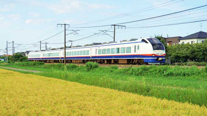 E653系電車・特急「しらゆき」、信越本線・荻川～さつき野間