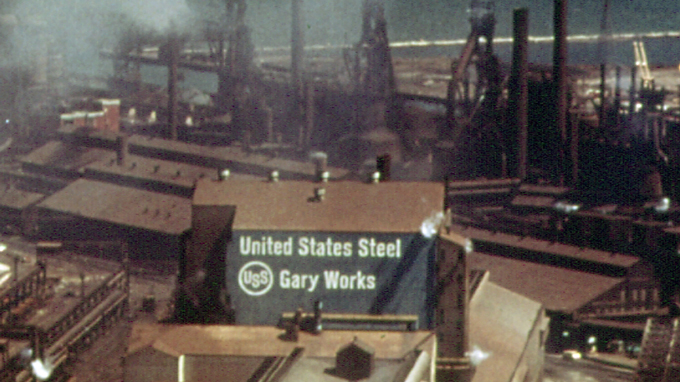 USスチール　ゲーリー製鉄所（1973年撮影）　　PD