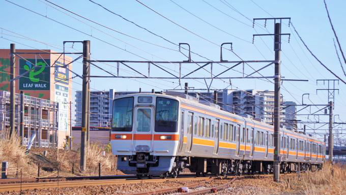 311系電車・普通列車、東海道本線・稲沢～尾張一宮間
