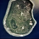 ナウル島の衛星写真　　　PD