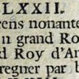 1720年トリノ版の『予言集』から。二行目に「恐怖の大王」と書かれている　　　PD