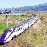 E3系新幹線電車「つばさ」、奥羽本線・かみのやま温泉～羽前中山間