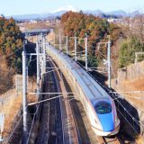 E7系新幹線電車「かがやき」、北陸新幹線・安中榛名～高崎間