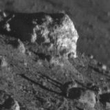 電力回復後に観測された月面　その名も「あきたいぬ」（JAXA、立命館大学、会津大学　提供）