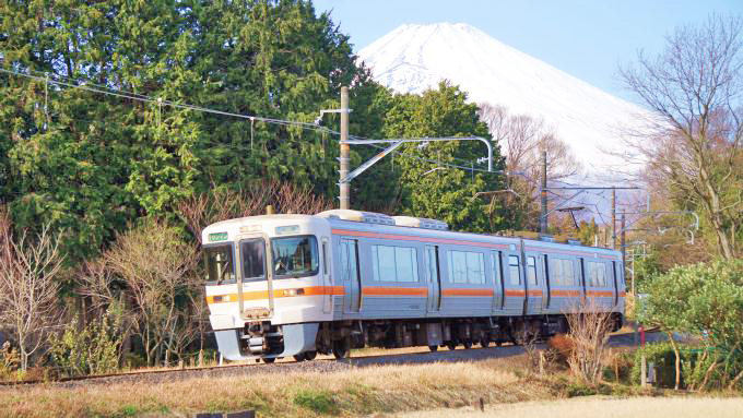 313系電車・普通列車、御殿場線・富士岡～岩波間