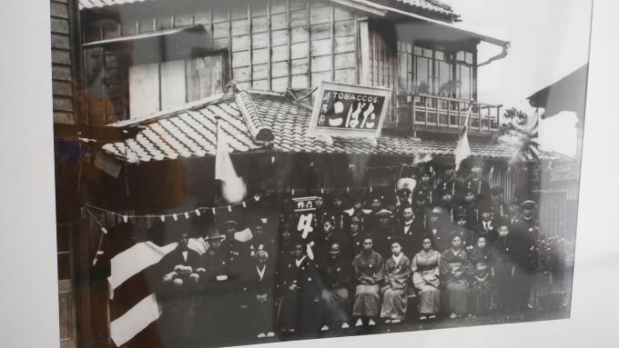 大正4（1915）年頃の崎陽軒（横浜工場・見学コース内に展示）