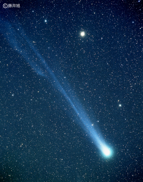 『ビジュアル探検図鑑 小惑星・隕石 46億年の石』（岩崎書店、2023年）より、百武彗星