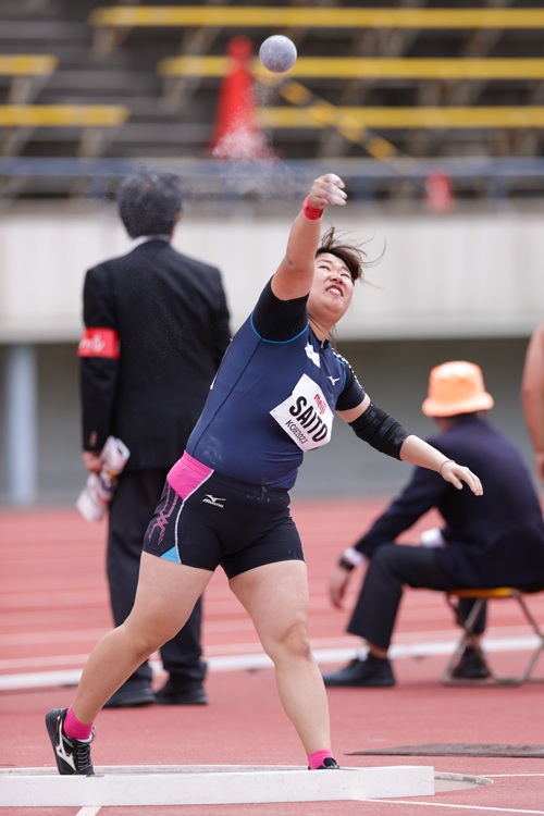 齋藤由希子（2023年第34回日本パラ陸上選手権大会で撮影）