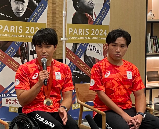 鈴木選手、高橋選手