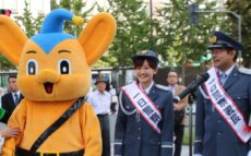 飯田浩司アナウンサーと新行市佳アナウンサーが丸の内警察署1日署長に！　「この街の安心・安全を守るため、皆さん一緒に頑張りましょう！」