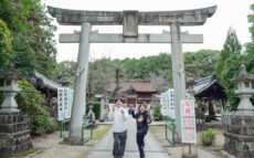 創建年代は不詳！？　古代の信仰跡が残る、織田信長も祈願した手力雄神社にてランパンプスが合格祈願！