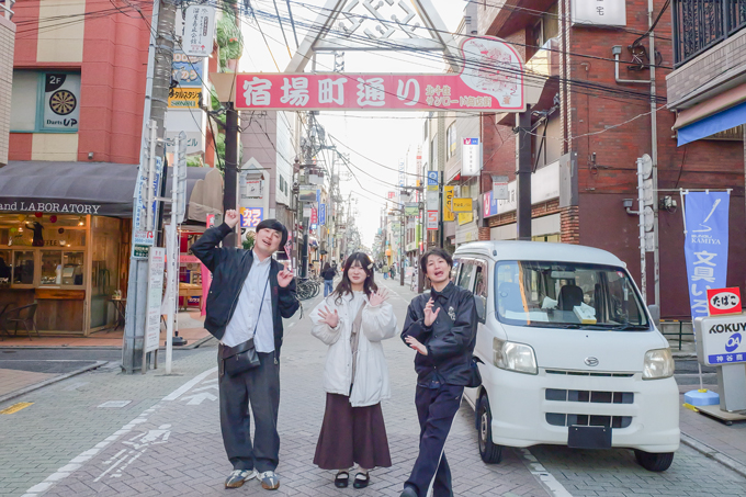 北千住の街の魅力発見！　東京電機大学の学生と一緒にランパンプスが宿場町通りをぶらり街歩き！