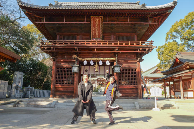 創建は2300年越え！？　縁起開運の神様を祀る、椿神社こと伊豫豆比古命神社にてランパンプスが合格祈願！