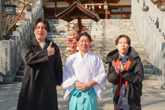 創建は2300年越え！？　縁起開運の神様を祀る、椿神社こと伊豫豆比古命神社にてランパンプスが合格祈願！