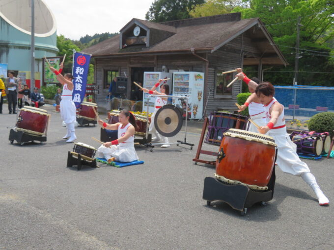 イベントでの和太鼓披露の様子