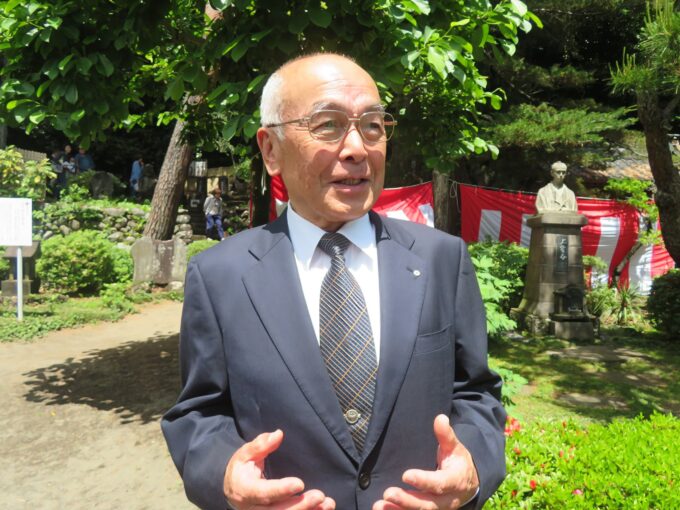 小栗上野介顕彰会 市川平治会長