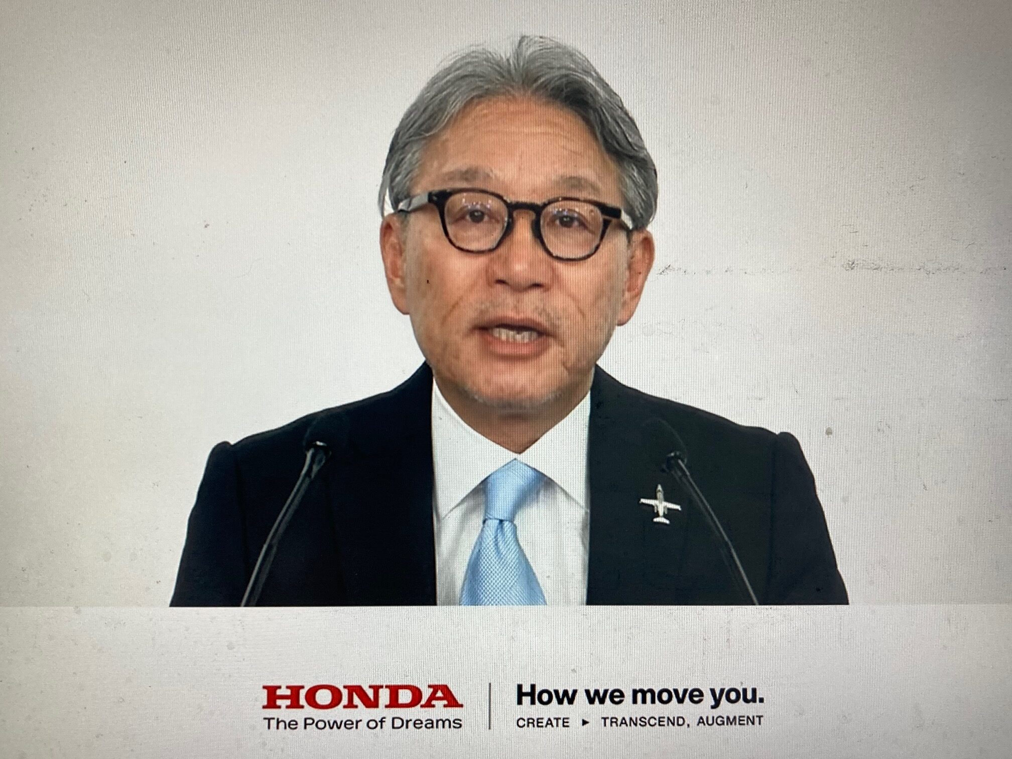 ホンダ・三部敏宏社長(オンライン画面より)