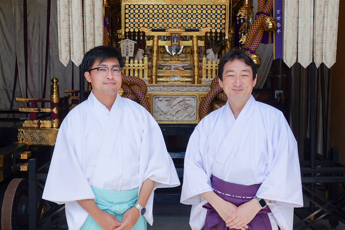 日本一の大きさを誇る御神輿！？　江戸三大祭りの一角を担う、富岡八幡宮にてランパンプスが合格祈願！