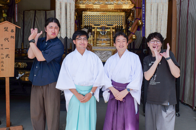 日本一の大きさを誇る御神輿！？　江戸三大祭りの一角を担う、富岡八幡宮にてランパンプスが合格祈願！