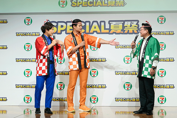 セブン-イレブンが「お得」「限定」「楽しさ」を意識した7月限定キャンペーン『SPECIAL 夏祭』を実施 ティモンディも気合い充分「7月はセブンに行くしかない!」
